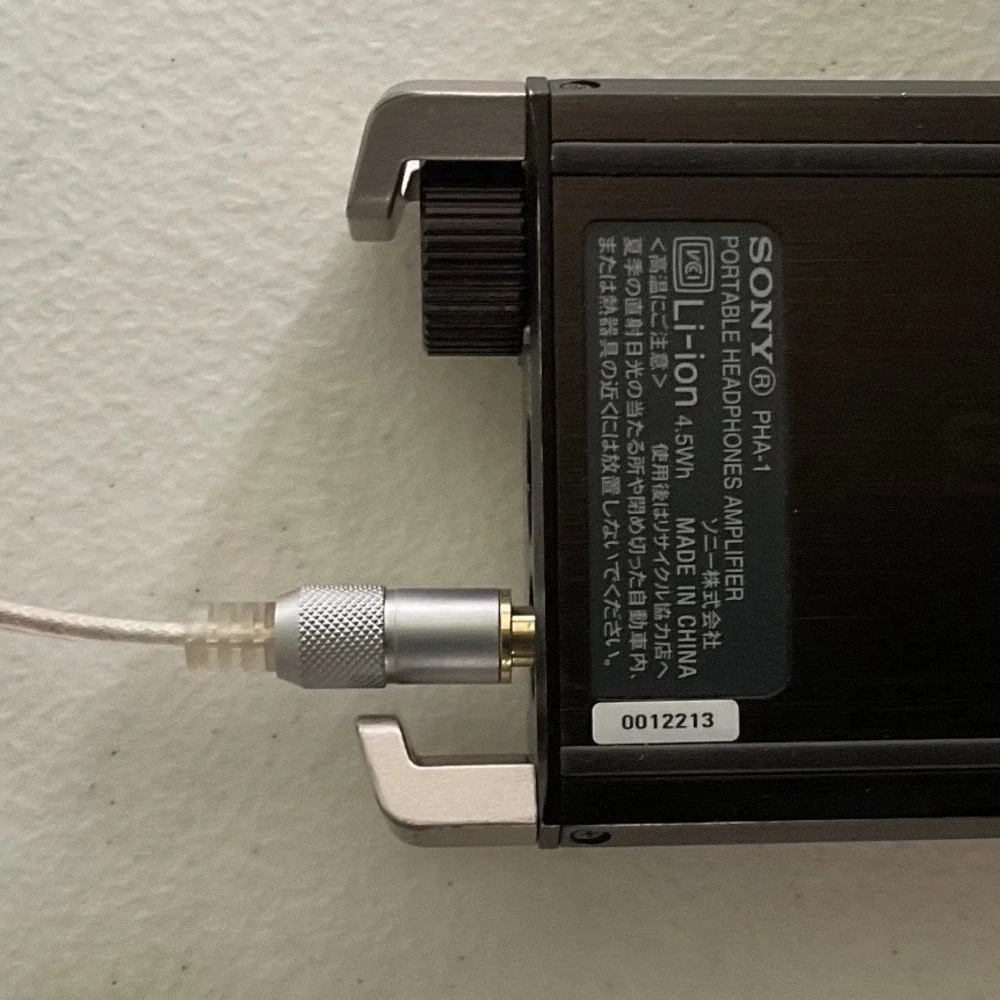 Sony PHA-1 Portable Headphone Amplifier USB DAC Black Silver PHA1 High Res Audio